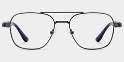 Anderson Aviator Black Glasses1