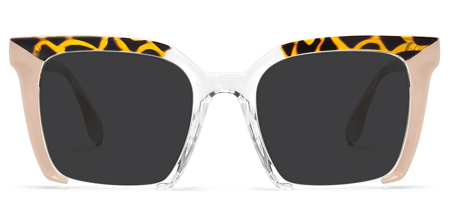 Misty Square Style Brown Frame Sunglasses | ZEELOOL