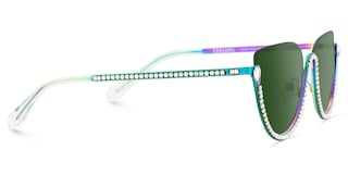 Sparkle Cateye Iridescent Sunglasses3