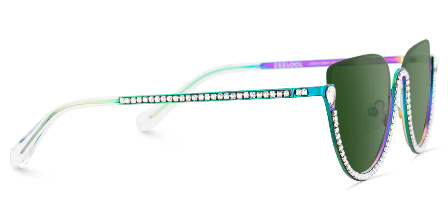 Sparkle Cateye Iridescent Sunglasses3