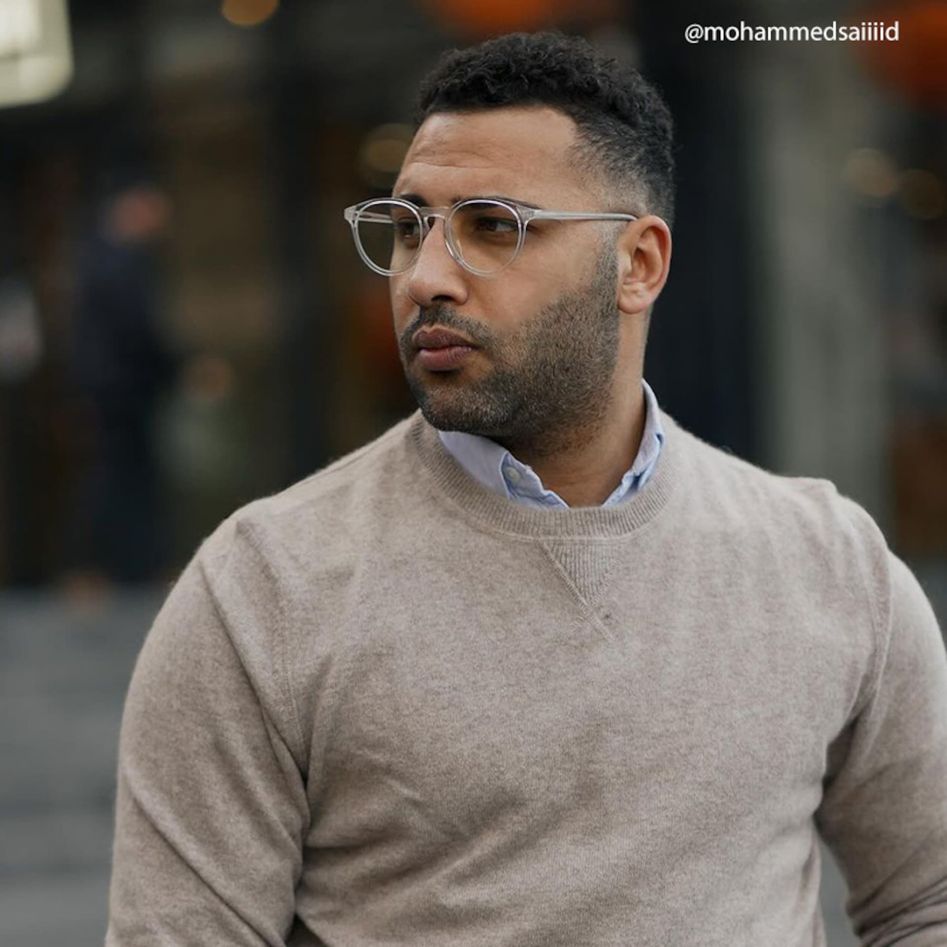 Kasey Round Crystal Glasses | Zeelool Glasses4