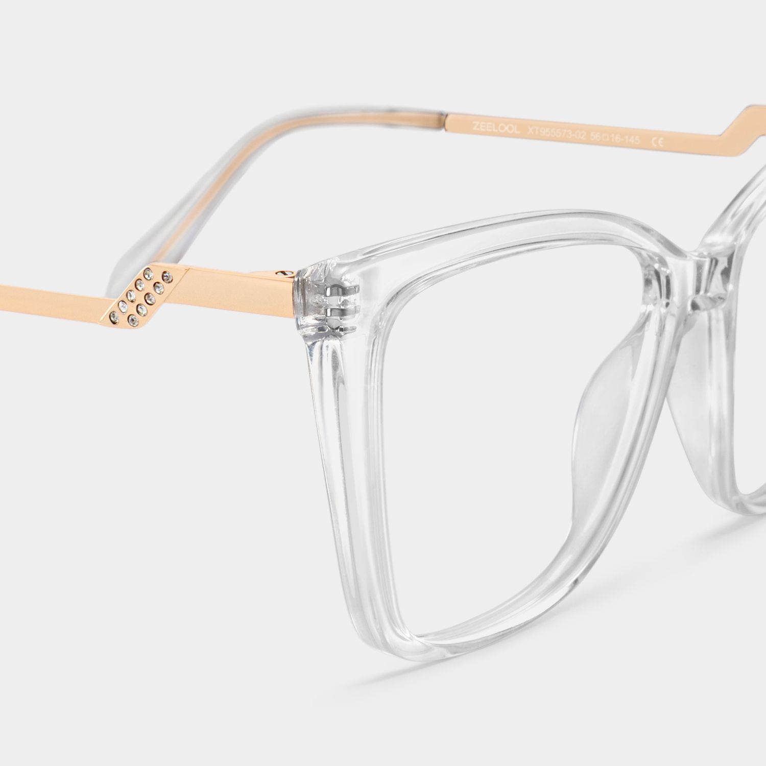 Lunettes De Soleil Transparentes Femme Marron écaille - Modèle KS1229CL, Marque Kiss