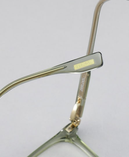 Zoe Green Frame Glasses with Square Frame Online | ZEELOOL