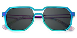Hype Geometric Iridescent Glasses2