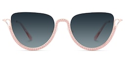 Sparkle Cateye Pink Sunglasses0