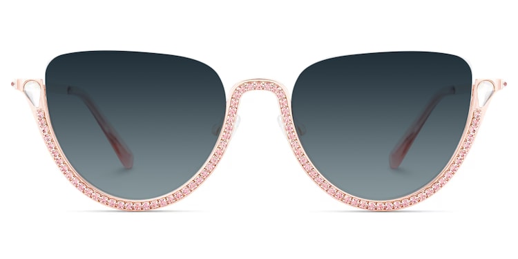 Sparkle Cateye Pink Sunglasses