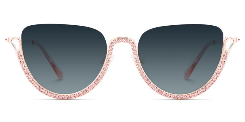 Sparkle Cateye Pink Sunglasses