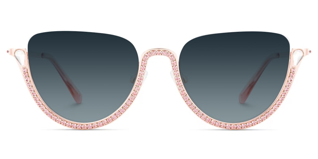 Sparkle Cateye Pink Sunglasses