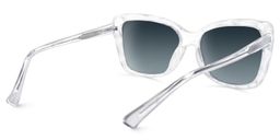 Edna Cateye Clear Sunglasses4