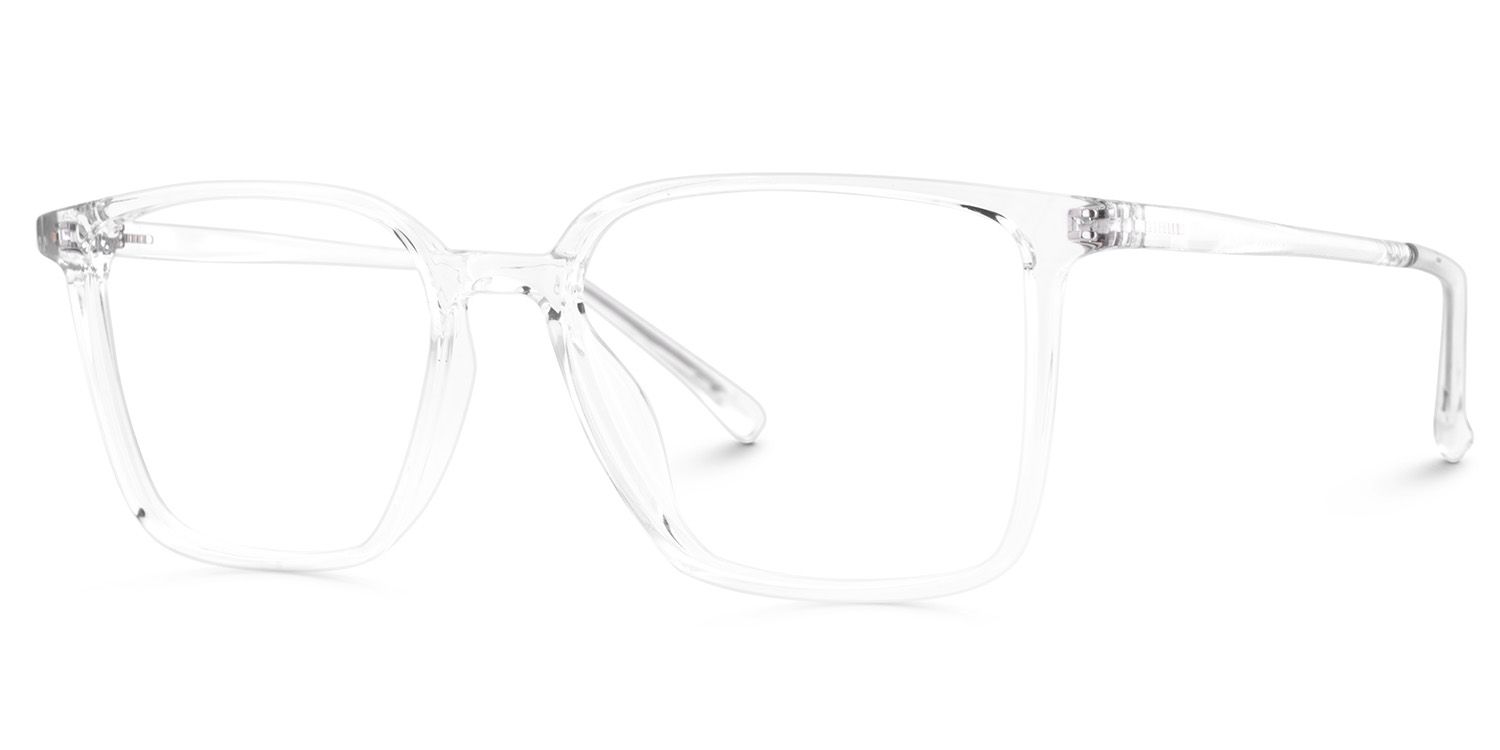 Raytina Square Clear Glasses | Zeelool Glasses2