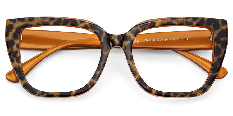 Tamarrah Cateye Leopard Glasses