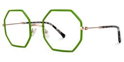Griffith Geometric Green Glasses1