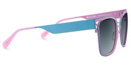 Dacarine Square Pink Blue Sunglasses3