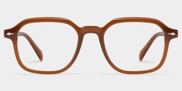 Josh Rectangle Brown Glasses1