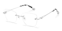Seth Rectangle Silver Glasses5