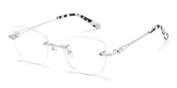 Seth Rectangle Silver Glasses5