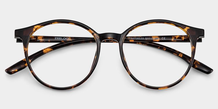 Blanco Round Tortoise Glasses