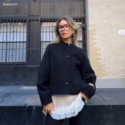 Athena Aviator Black Glasses10