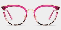 Laraine Red Cat eye Glasses0