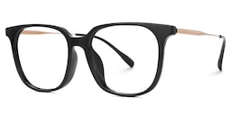 Ameedah Square Black Glasses1