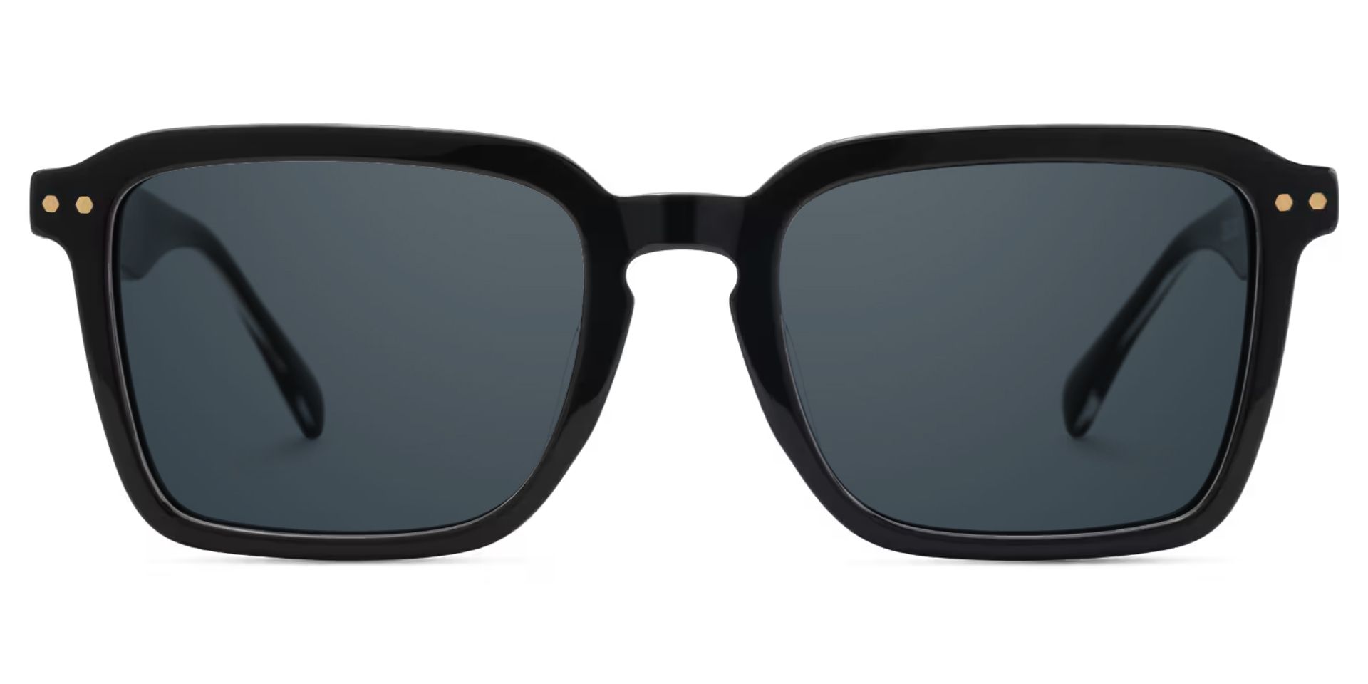 Vickerie Thin Black Glasses in Square Design | Zeelool0