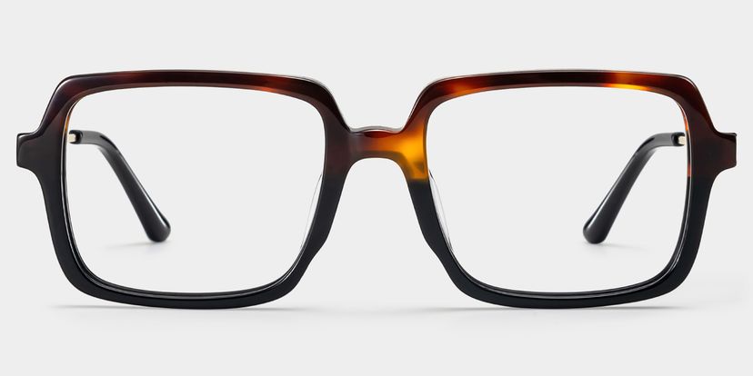 Beatrice Rectangle Two tone Glasses