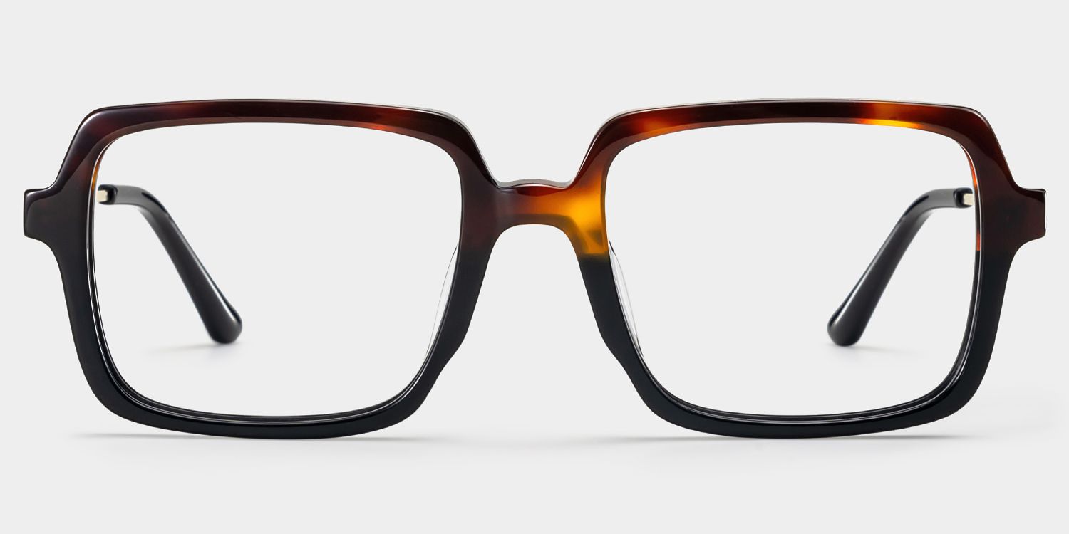 Beatrice Rectangle Two-tone Frame Eyeglasses for Women| ZEELOOL3