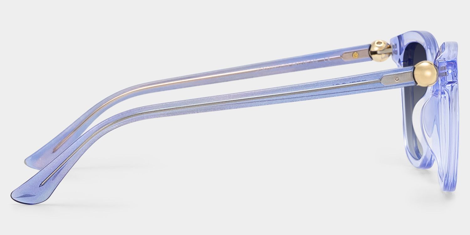 Isabella Clear Blue Square Eyeglass Frames for Sale | ZEELOOL3