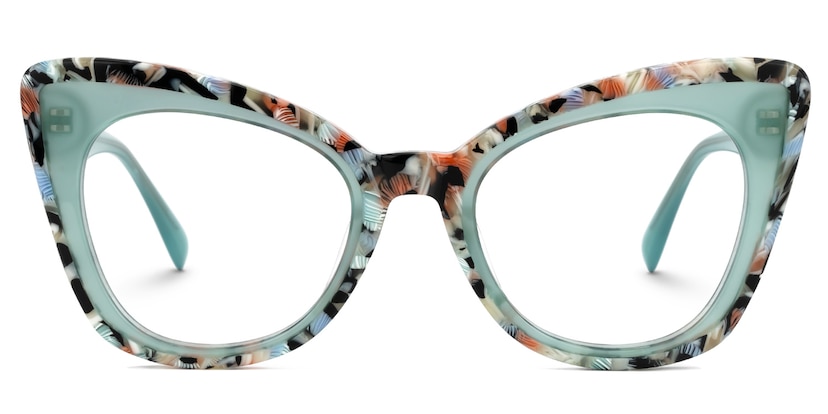 Dunkley Cateye Green Glasses