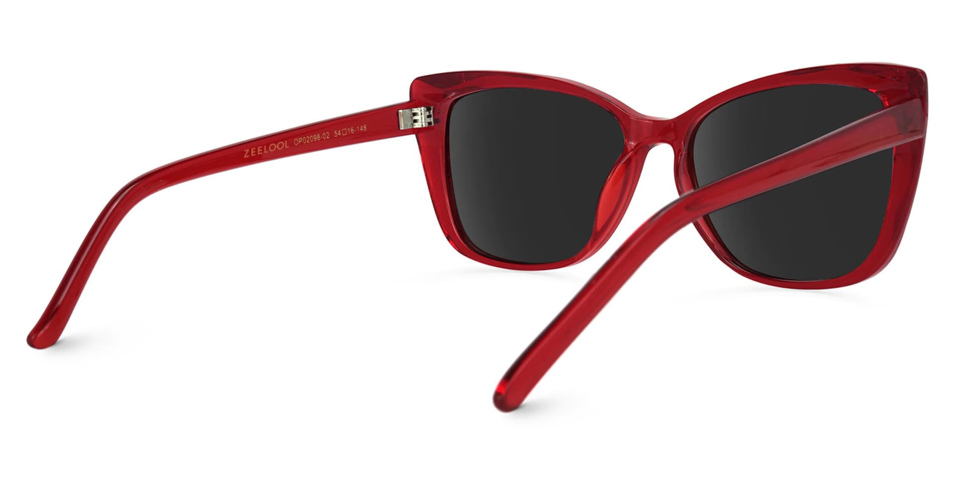 Farris Cat eye Red Sunglasses | Zeelool Glasses3