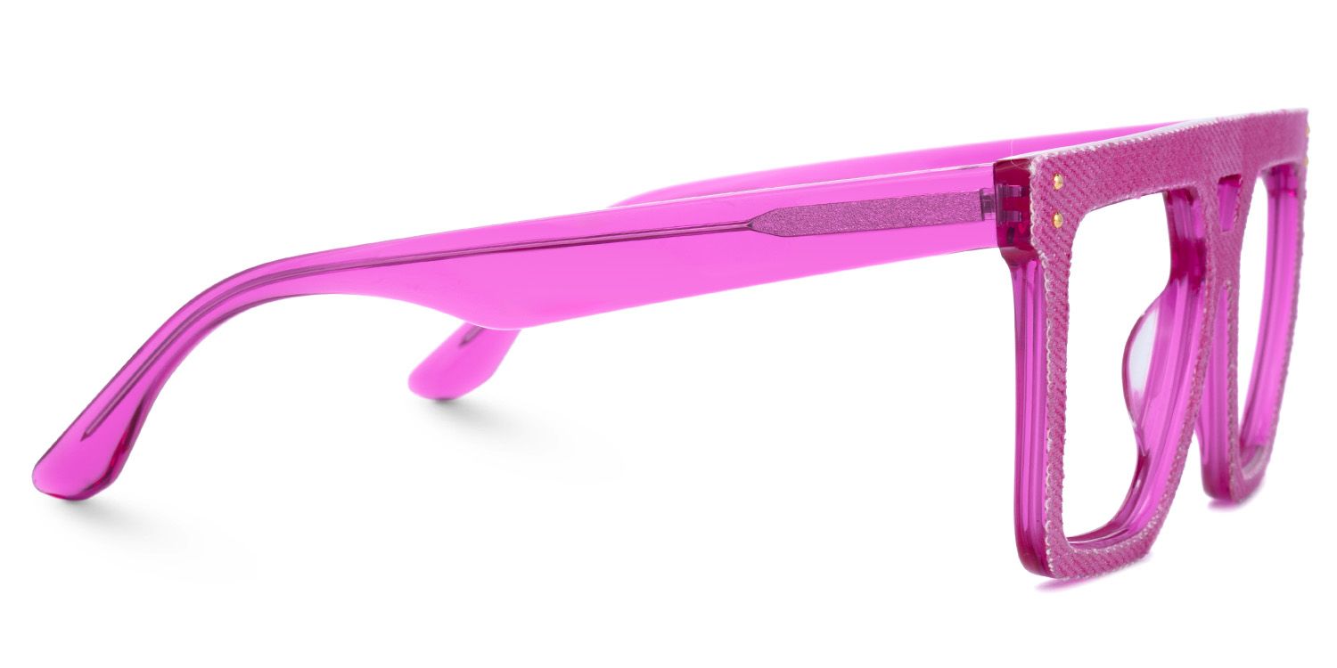 Rubin Hot Pink Denim Eyeglasses | Zeelool2