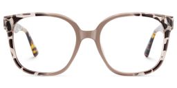 Siner Square Khaki Tortoise Glasses2