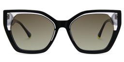 Burkes Butterfly Black Sunglasses0