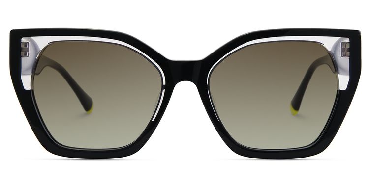Burkes Butterfly Black Sunglasses