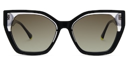 Burkes Butterfly Black Sunglasses0
