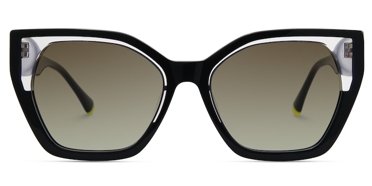 Burkes Butterfly Black Sunglasses