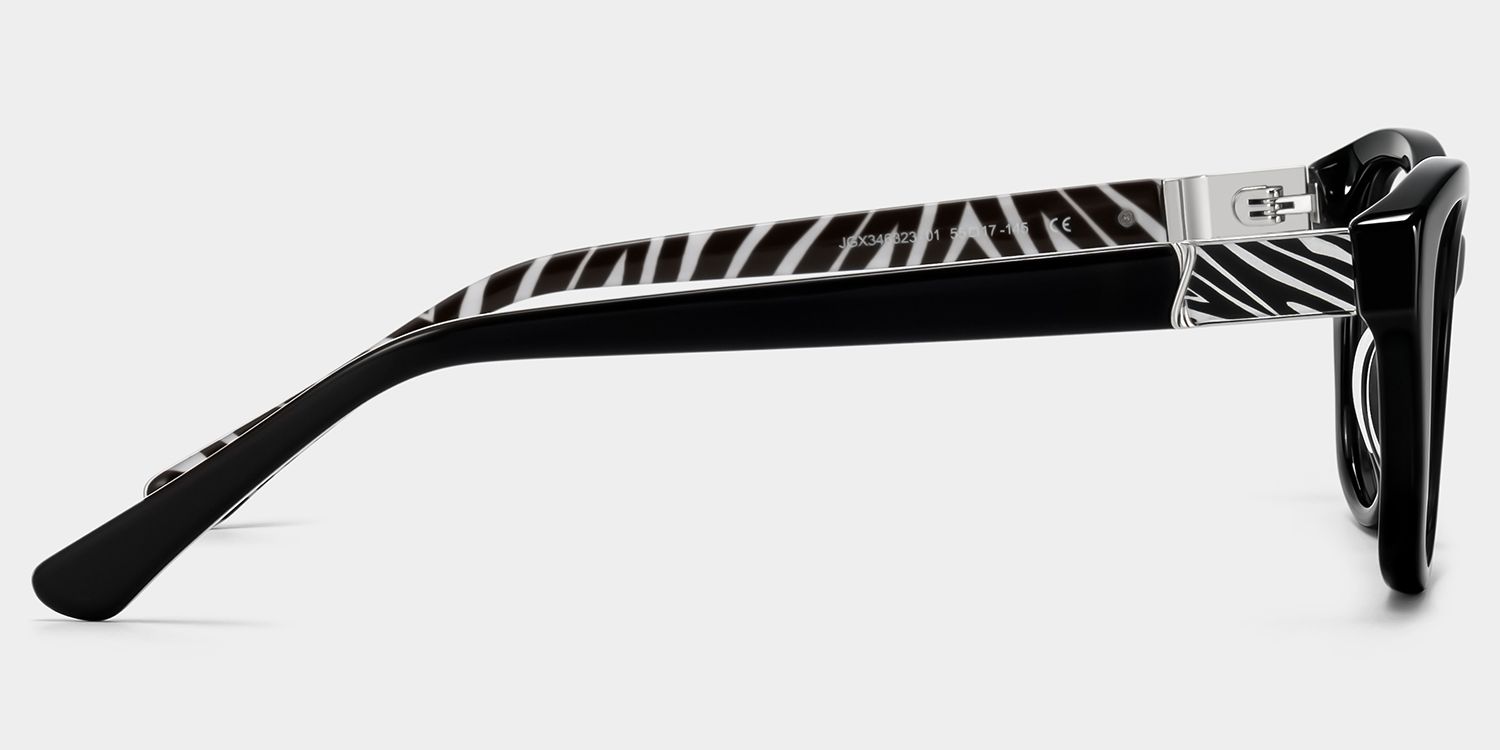Brielle Black Cat-Eye Glasses | ZEELOOL4