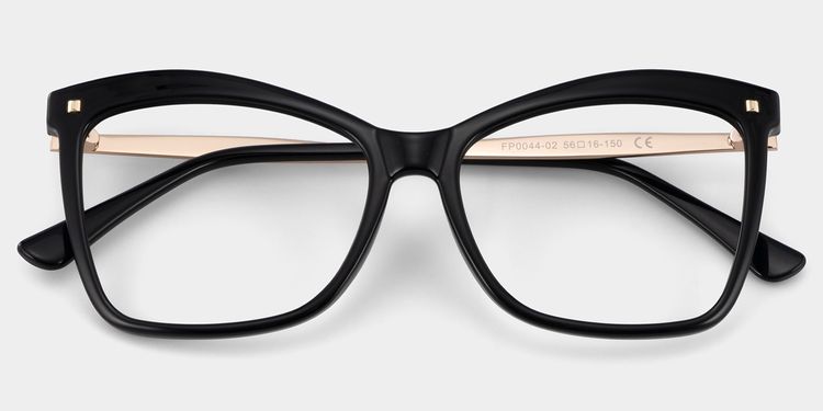 Isaebella Butterfly Black Glasses