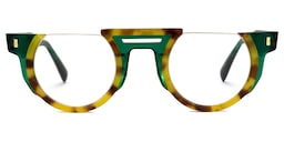 Mastin Round Tortoise Glasses1
