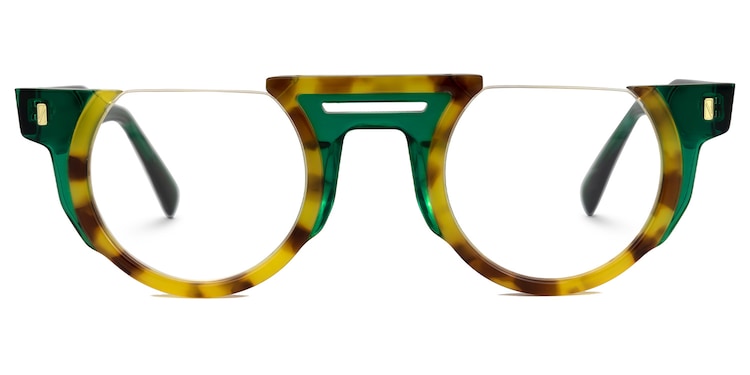Mastin Round Tortoise Glasses