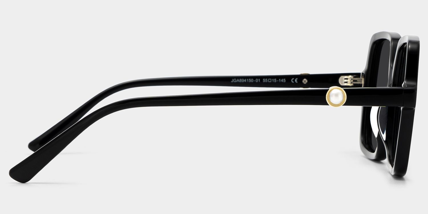 Order Elena Black Square Frame Sunglasses Online | ZEELOOL3