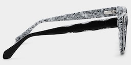 Blaise Cat-Eye Black Glasses6