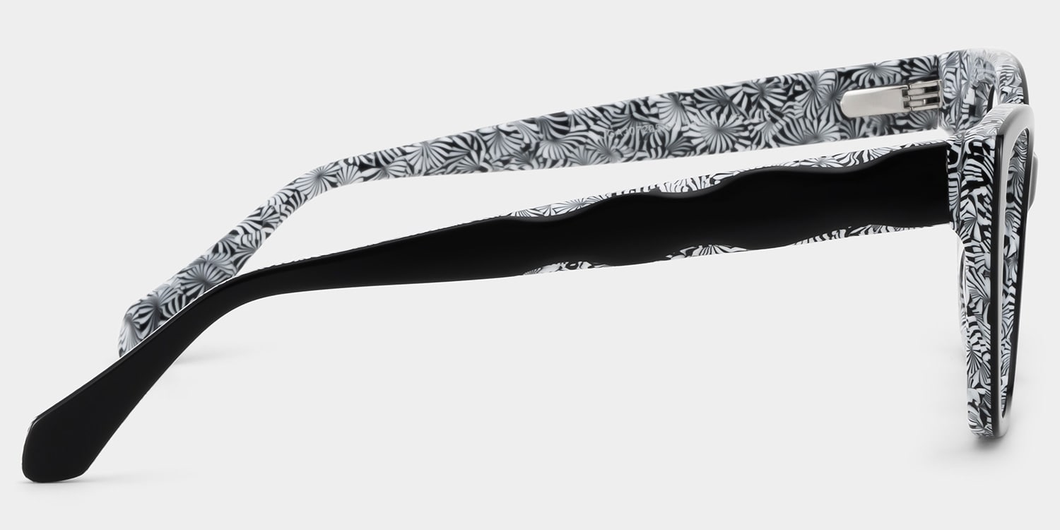 Blaise Cat-Eye Black Glasses6