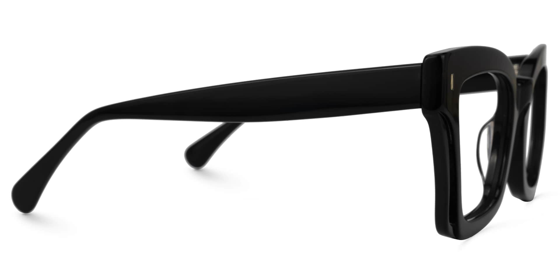 Dayana Square Black Glasses2