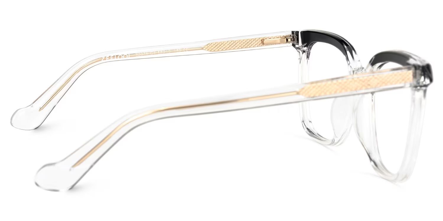 Square Tawana Clear Glasses deals -Zeelool Glasses3