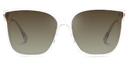 Tammie Square Crystal Sunglasses0