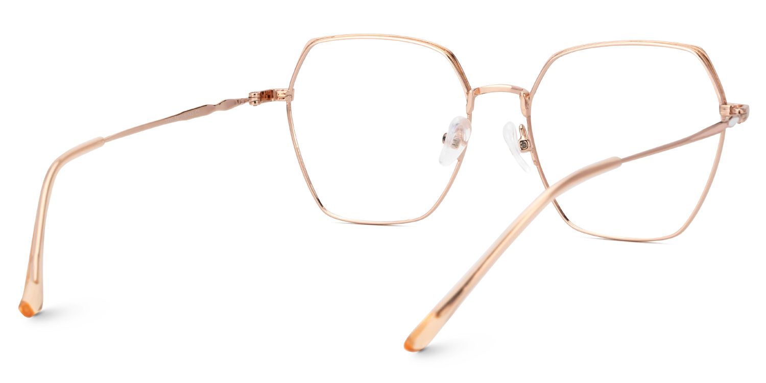Marlon Geometric Two-Tone Full-Rim Glasses | Zeelool3
