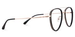 Serrano Black Aviator Glasses3