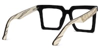 Pierre Square Black Glasses3