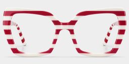 Pavia Red Butterfly Glasses0